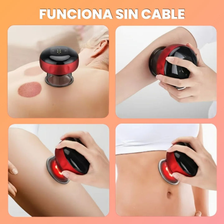 Masajeador Ventosas VacuFit + REGALO Calmante Muscular