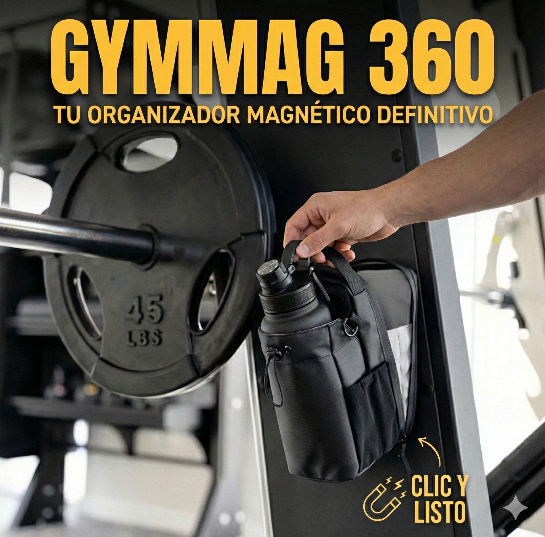 Bolso Magnético GymMag 360 Pro | 30% OFF