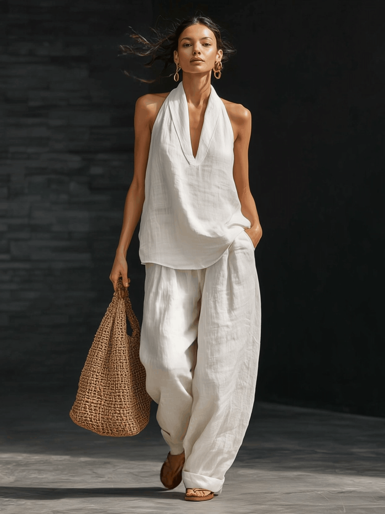 Luciana | Set fresco de dos piezas oversized