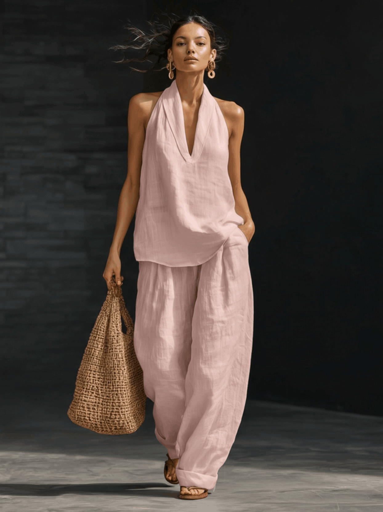 Luciana | Set fresco de dos piezas oversized