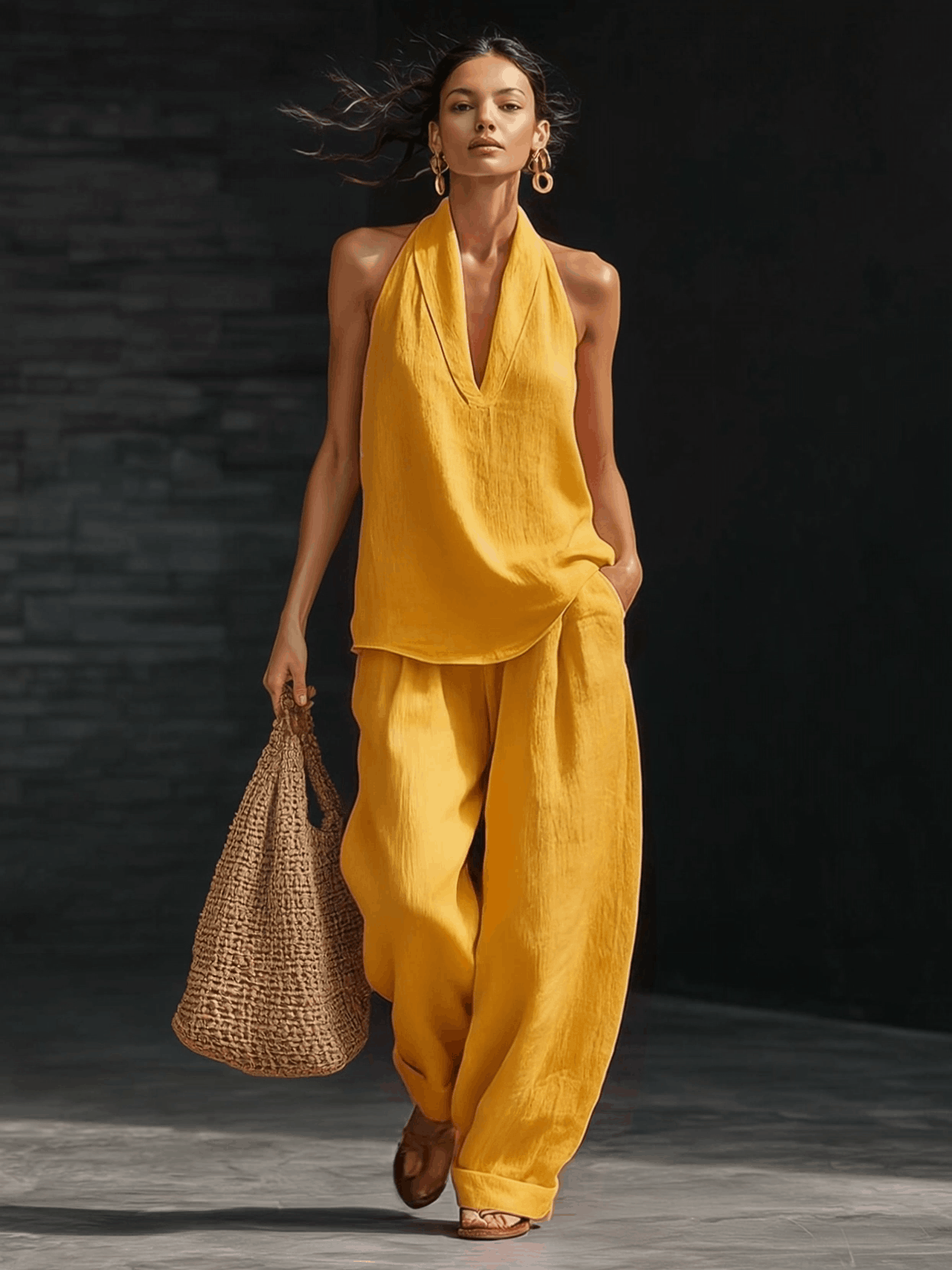 Luciana | Set fresco de dos piezas oversized