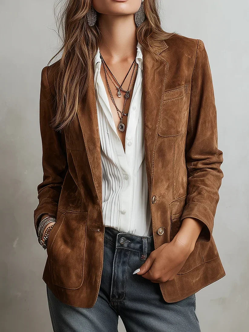 Alejandría | Blazer vintage marrón