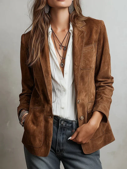 Alejandría | Blazer vintage marrón