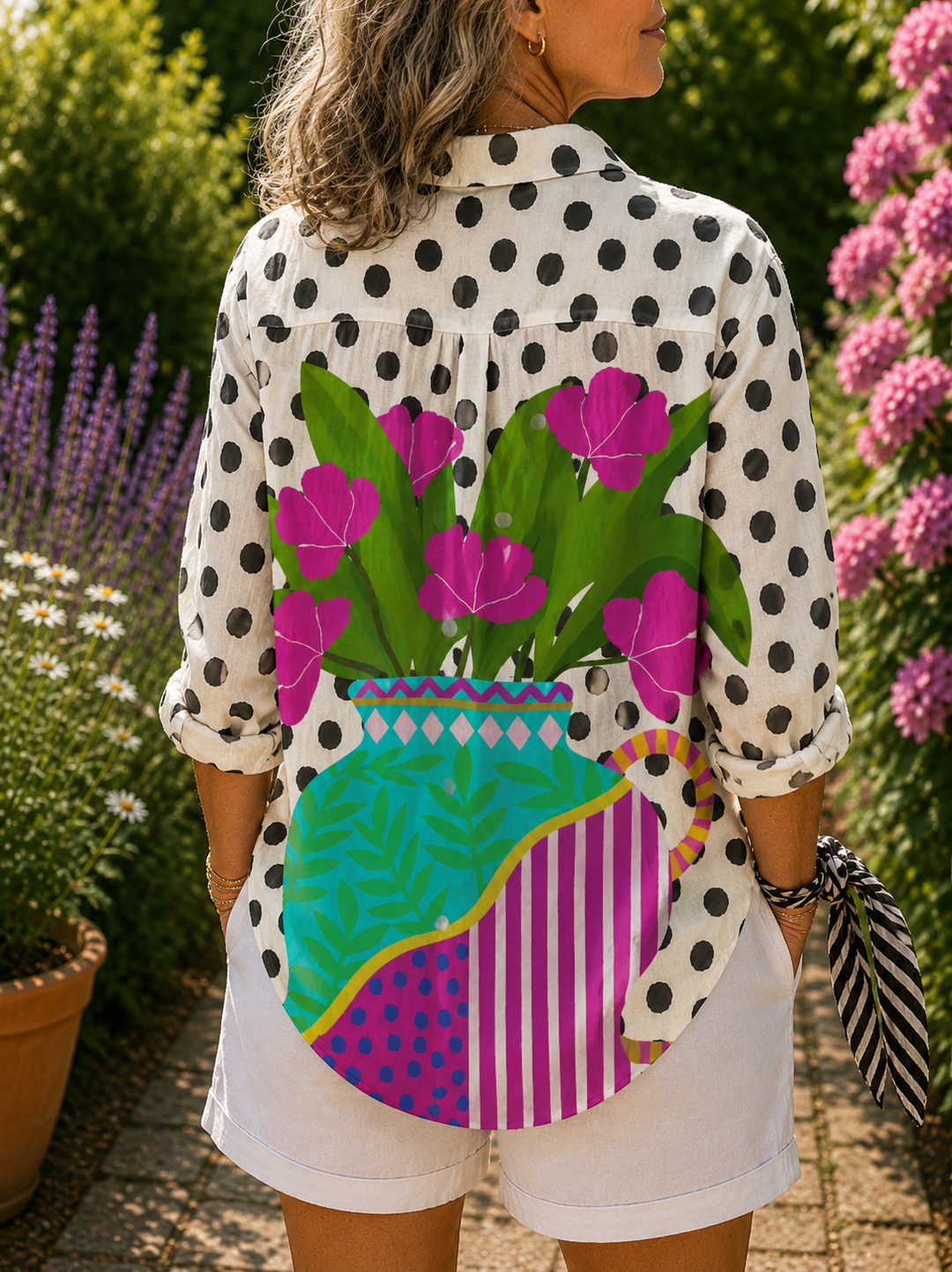 Amara | Blusa Jarrón en Flor
