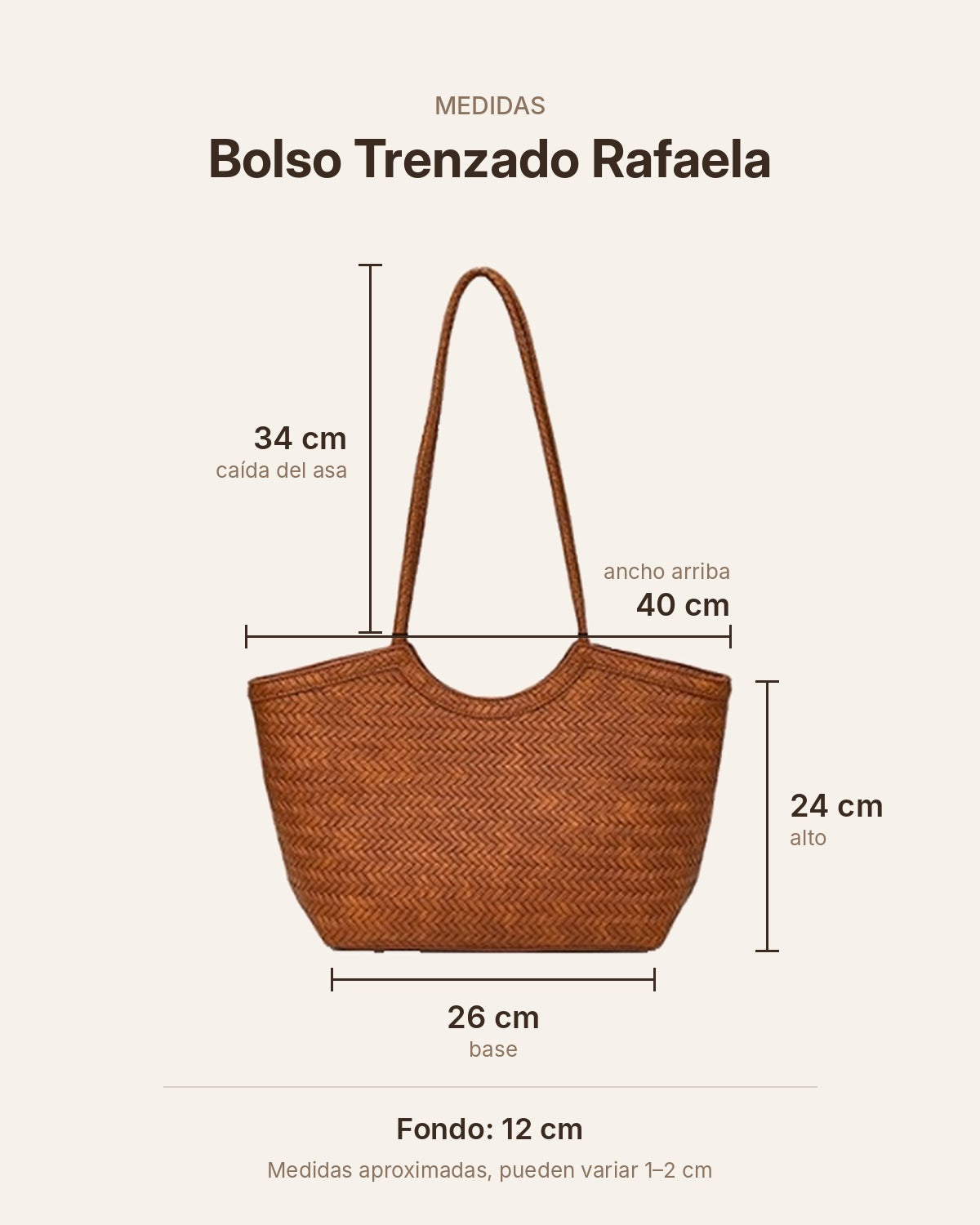 Rafaela | Bolso Trenzado Efecto Rafia