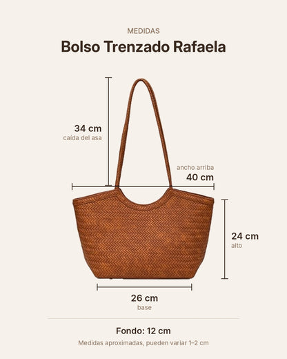 Rafaela | Bolso Trenzado Efecto Rafia