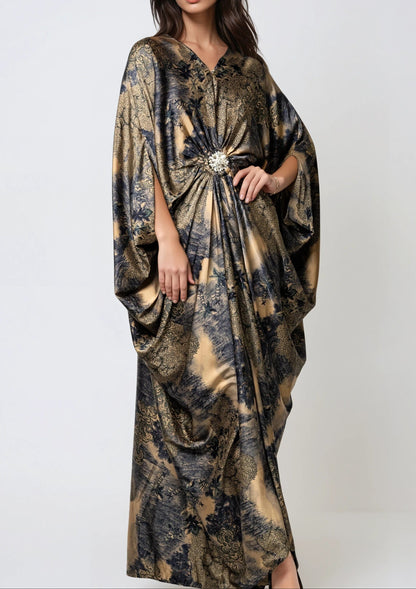 Adelina | Vestido Elegante Fluido tipo Kaftan