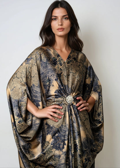 Adelina | Vestido Elegante Fluido tipo Kaftan