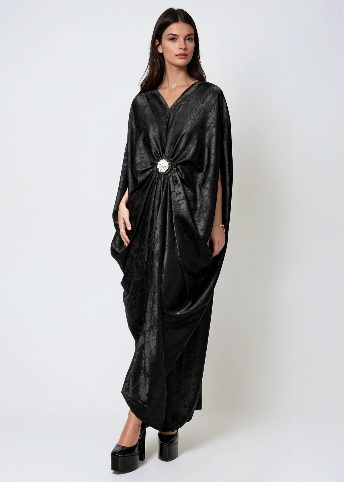Adelina | Vestido Elegante Fluido tipo Kaftan