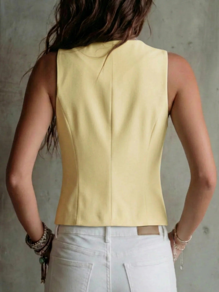 Natalia Chaleco Con Cuello En V