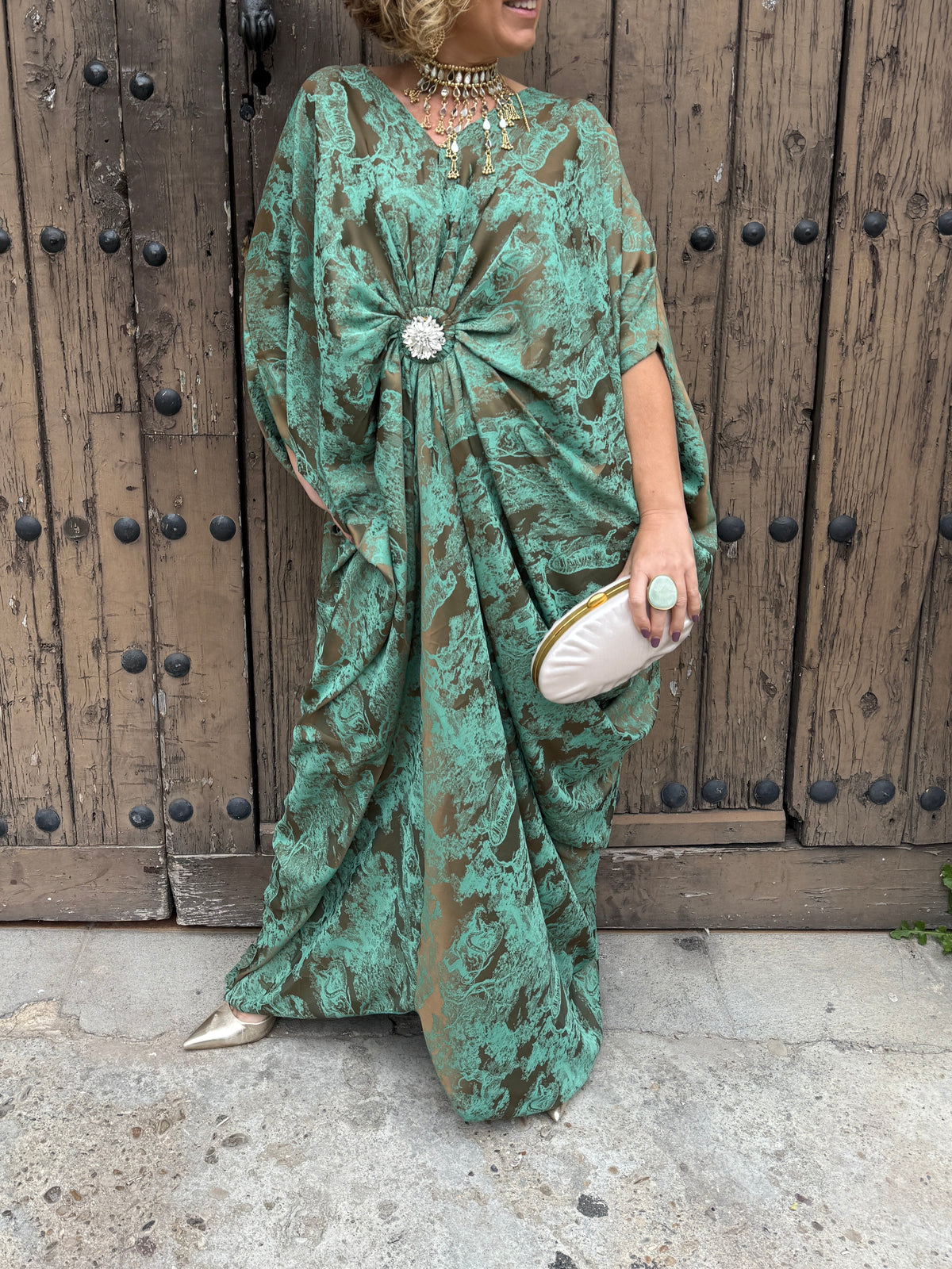 Adelina | Vestido Elegante Fluido tipo Kaftan