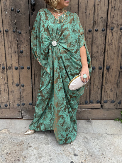 Adelina | Vestido Elegante Fluido tipo Kaftan
